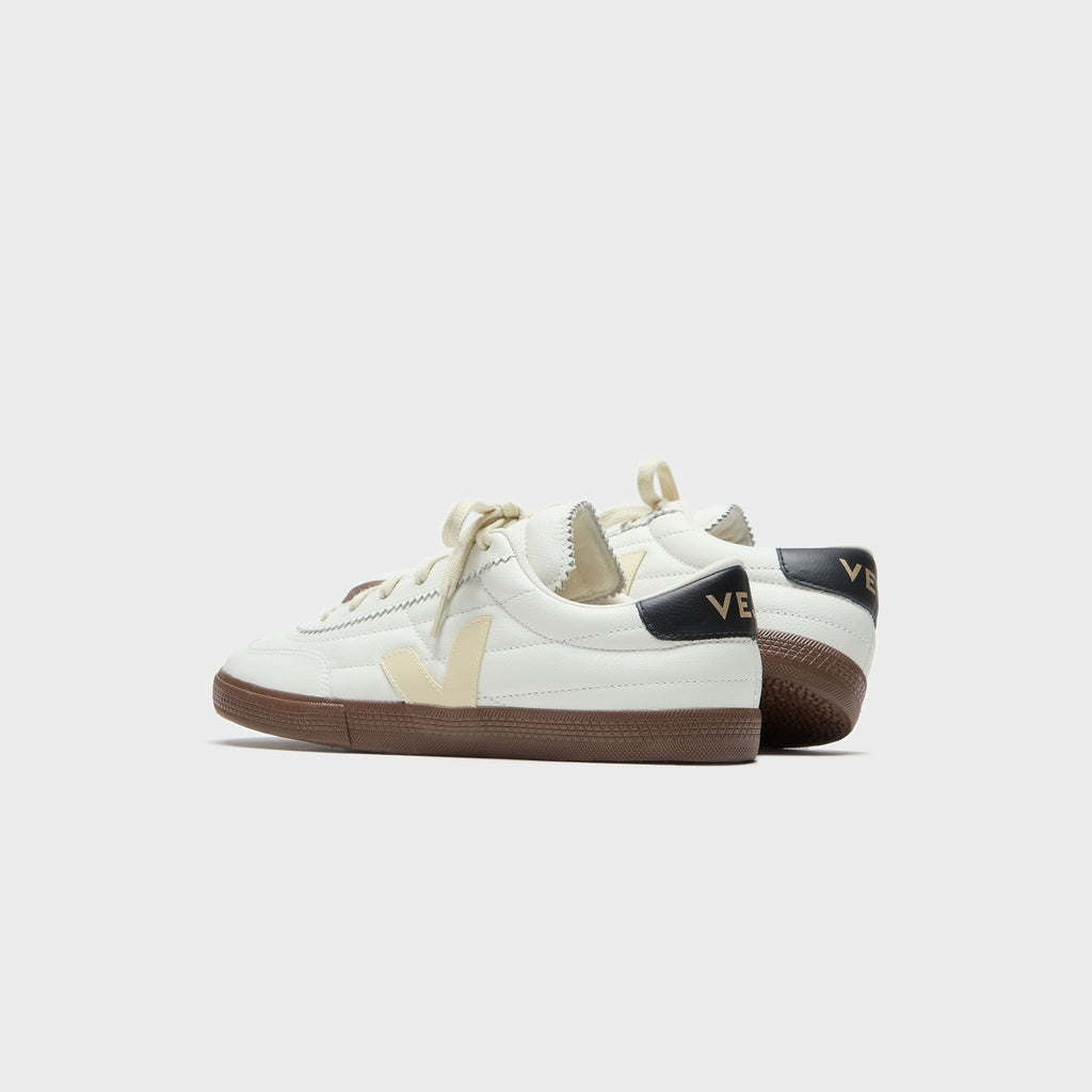 Veja Panenka Leather - White / Black / Bark
