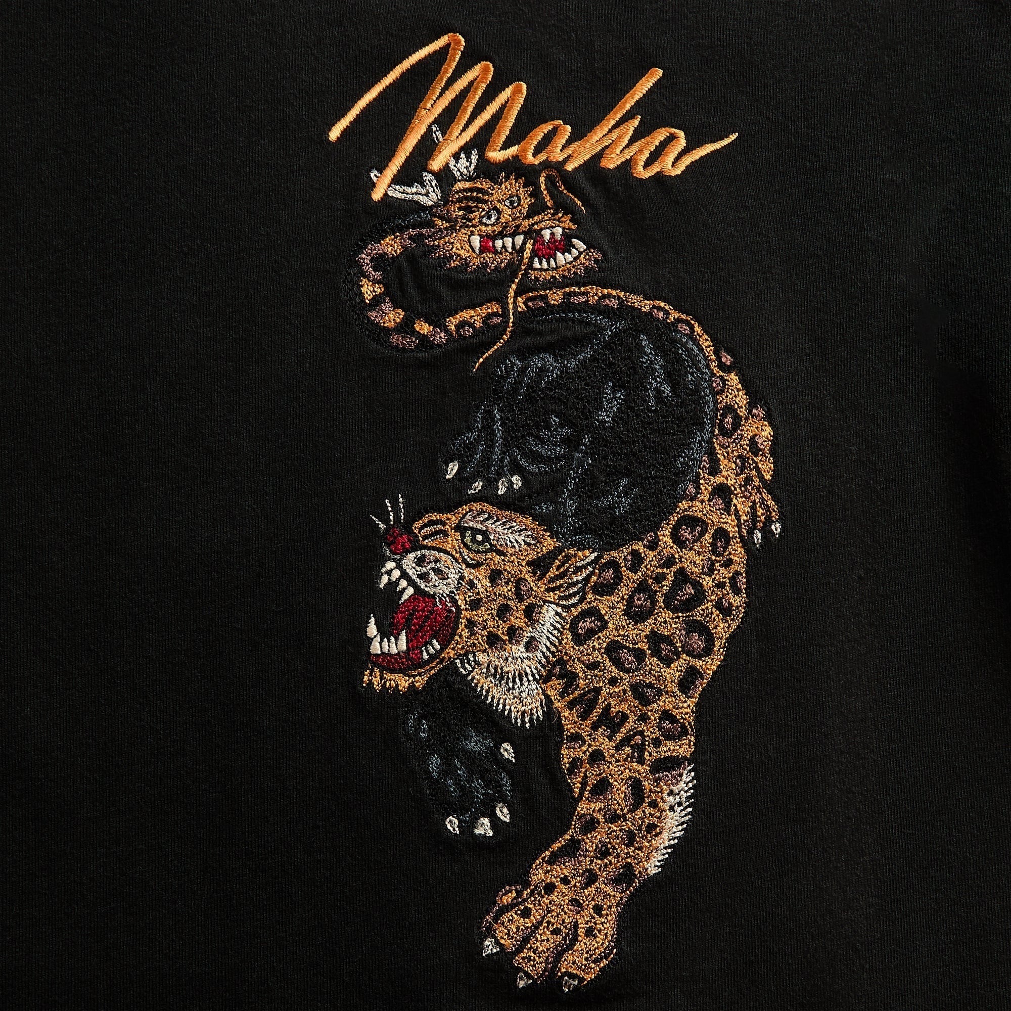 Maharishi 7350 Chimera Panther Tour Short Sleeve Tee - Black