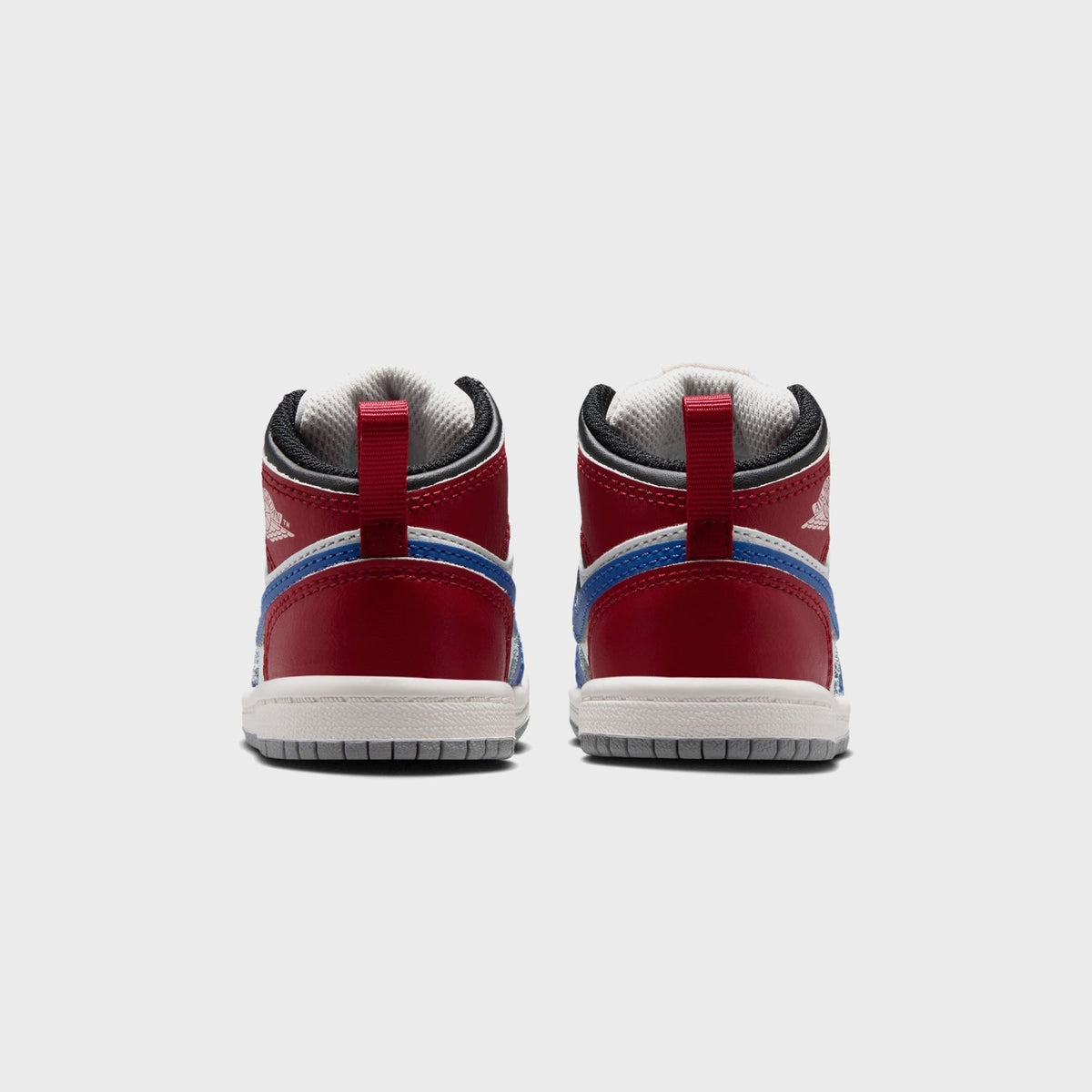 Jordan TD Jordan 1 Mid - True Blue / Varsity Red / Black / Summit White
