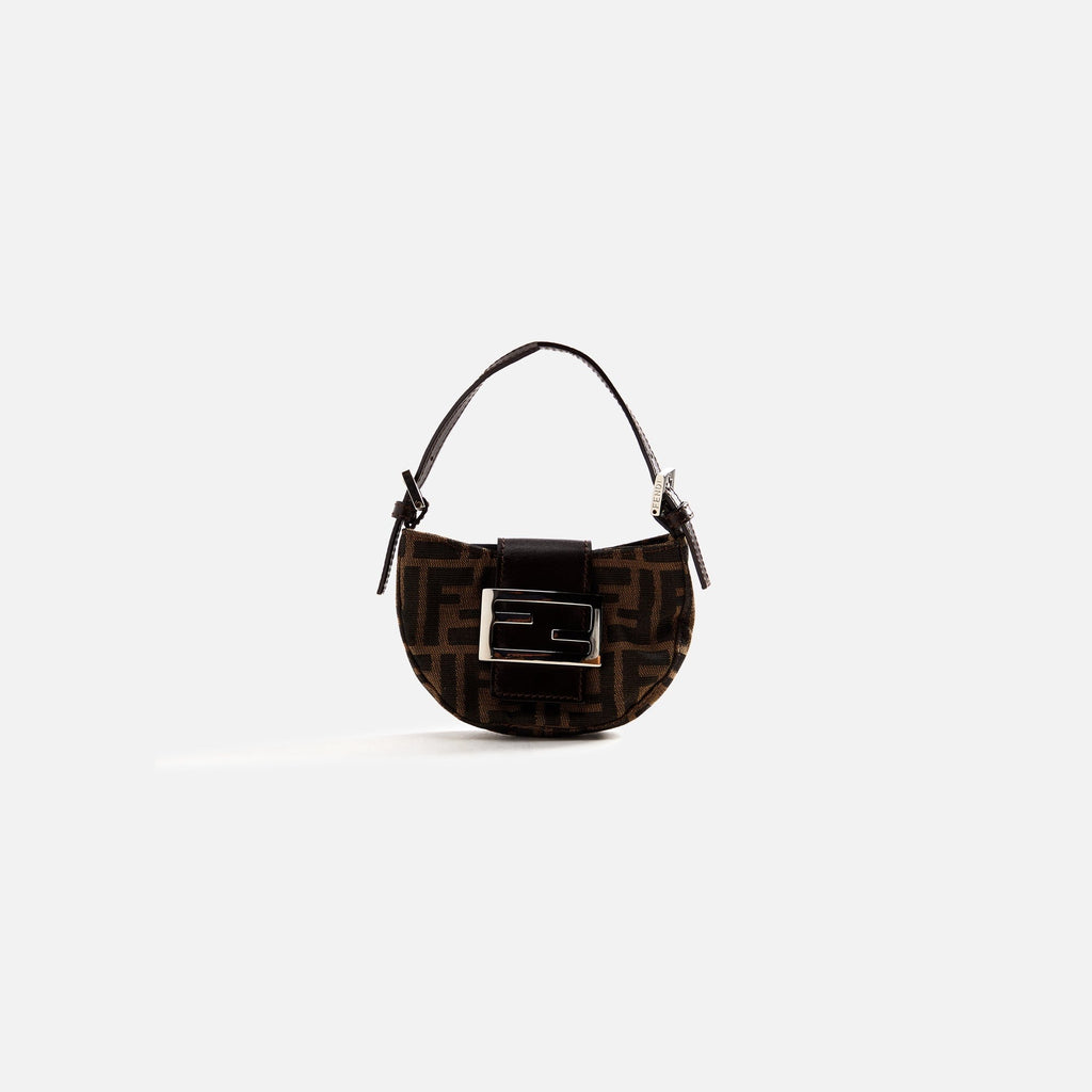 WGACA Fendi Zucca Mini Croissant - Brown