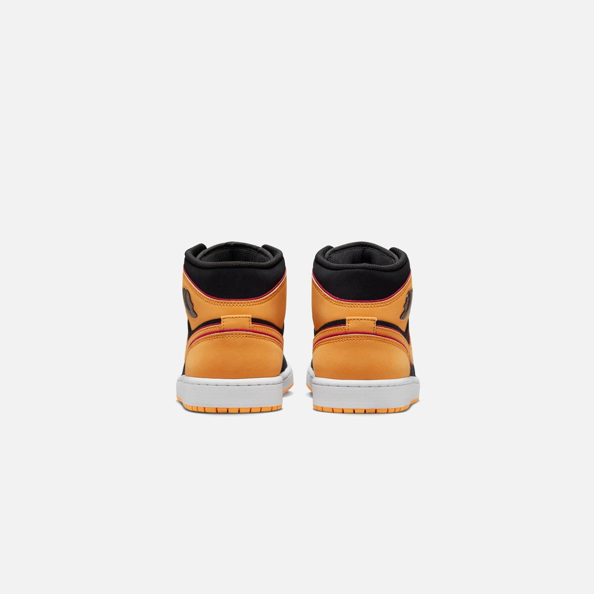 Nike Air Jordan 1 Mid Se V2 - Black / Vivid Orange Cardina