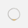 Tom Wood Dean Bracelet Duo 7.7 - Silver / Gold