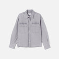 Agolde Gwen Slice Shirt - Rain