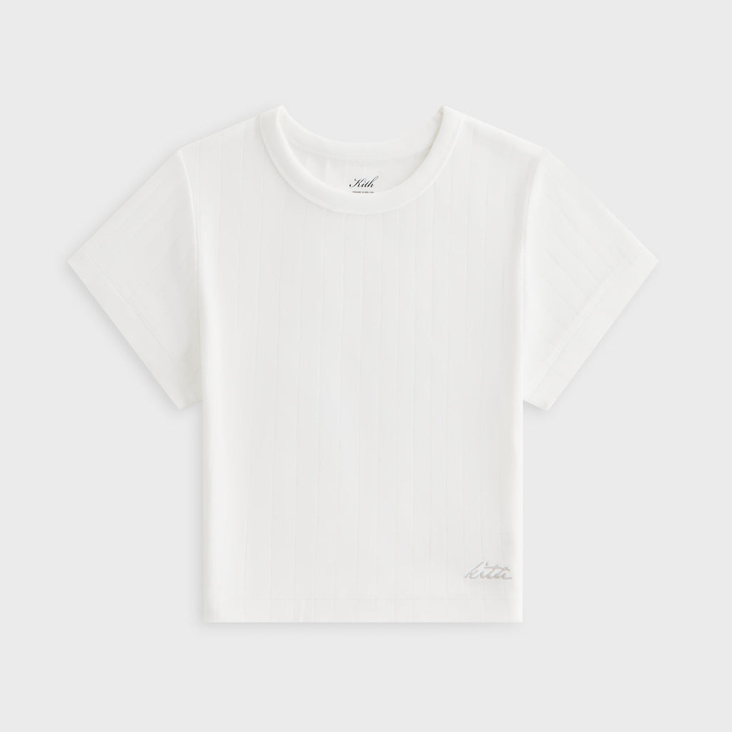 Kith Women Corvin Cap Sleeve Tee - White