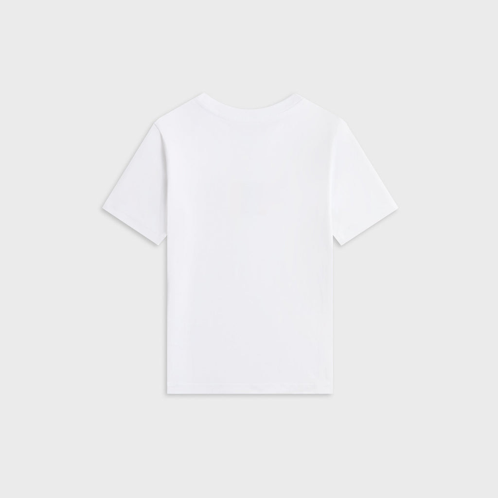 Kith Kids Abstract Tropical Classic Logo Graphic Tee - White