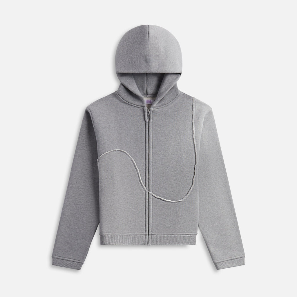 ERL Swirl Zipped Hoodie - Grey