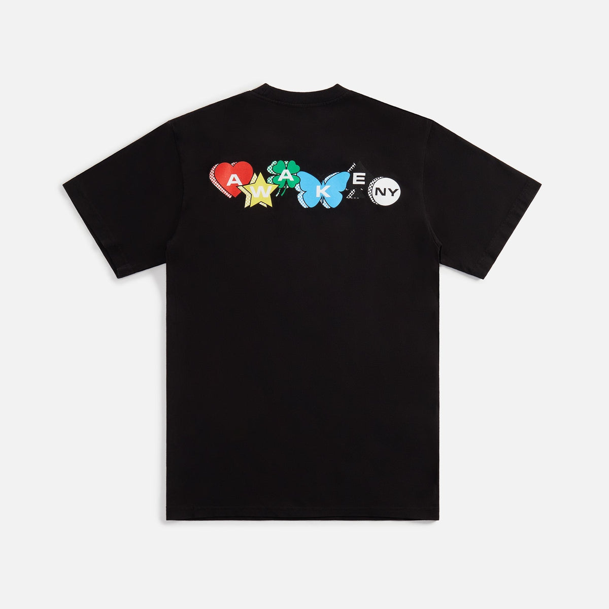 Awake NY Printed Charm Logo Tee - Black