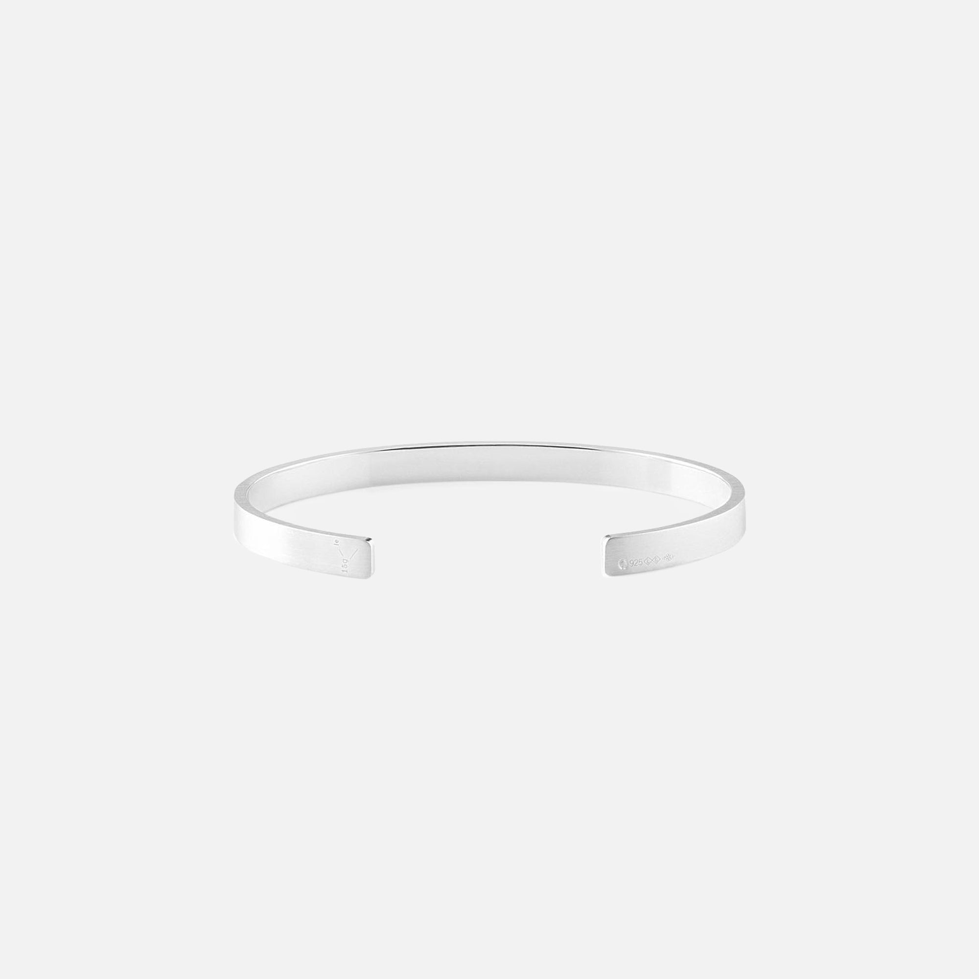 Le Gramme Ribbon Bracelet 15 G - Brushed Sterling Silver