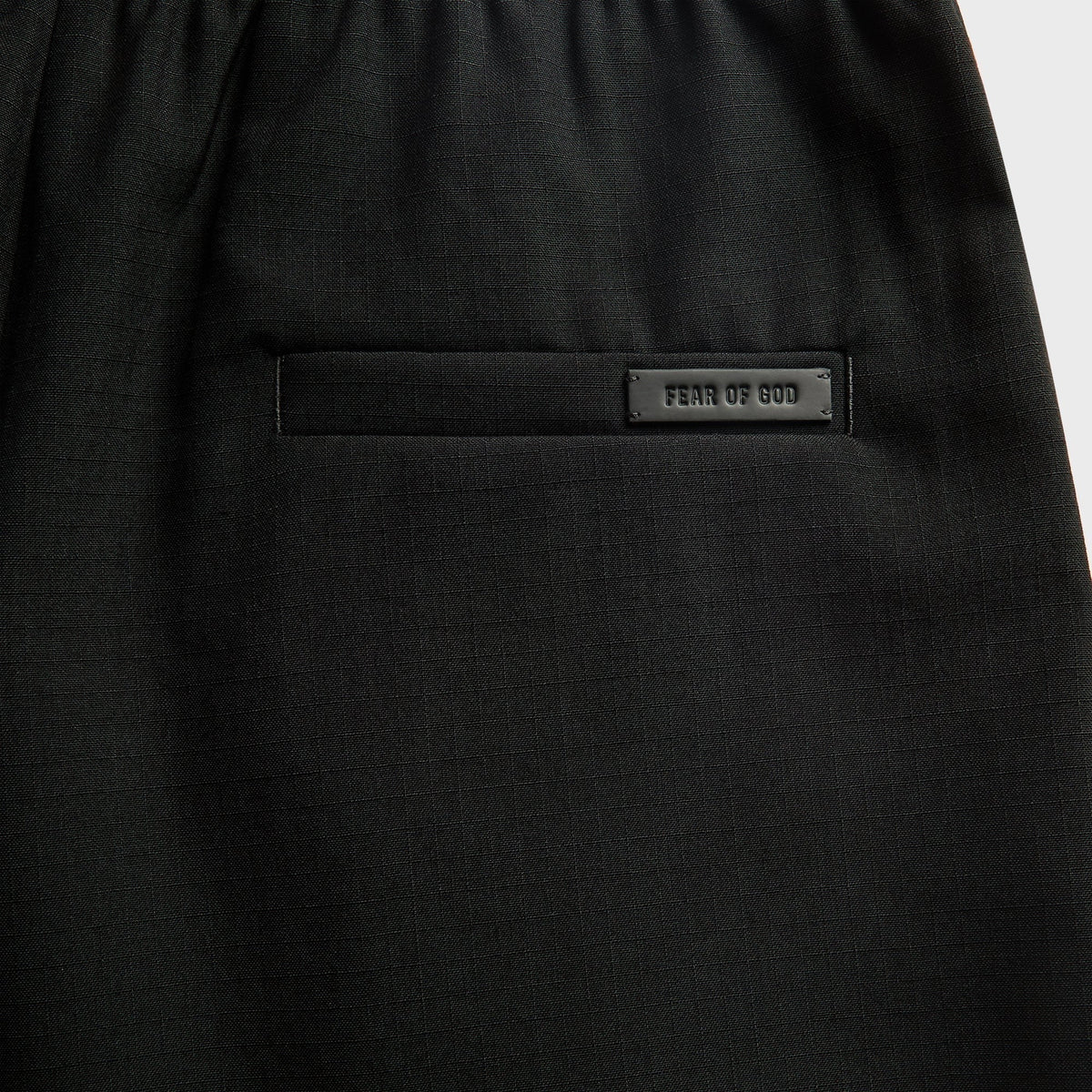 Fear of God Wool Ripstop Baggy Short - Black