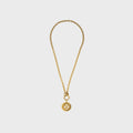 WGACA Chanel CC Sunburst Necklace - Gold