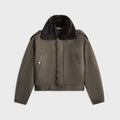 Auralee Washed Finx Cotton Gabardine Flight Blouson - Deep Olive