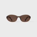 DMY Studios Bibi Transparent Sunglasses - Brown