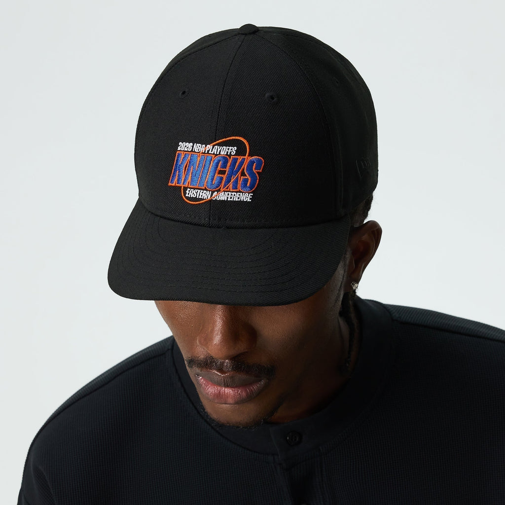 Kith & New Era for the New York Knicks Playoffs Premium Wool 59Fifty Low Profile Cap - Black