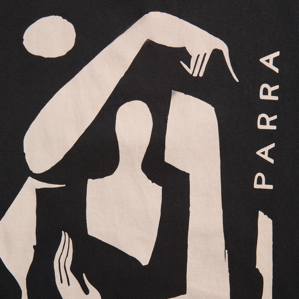 by Parra Detached Tee - Black