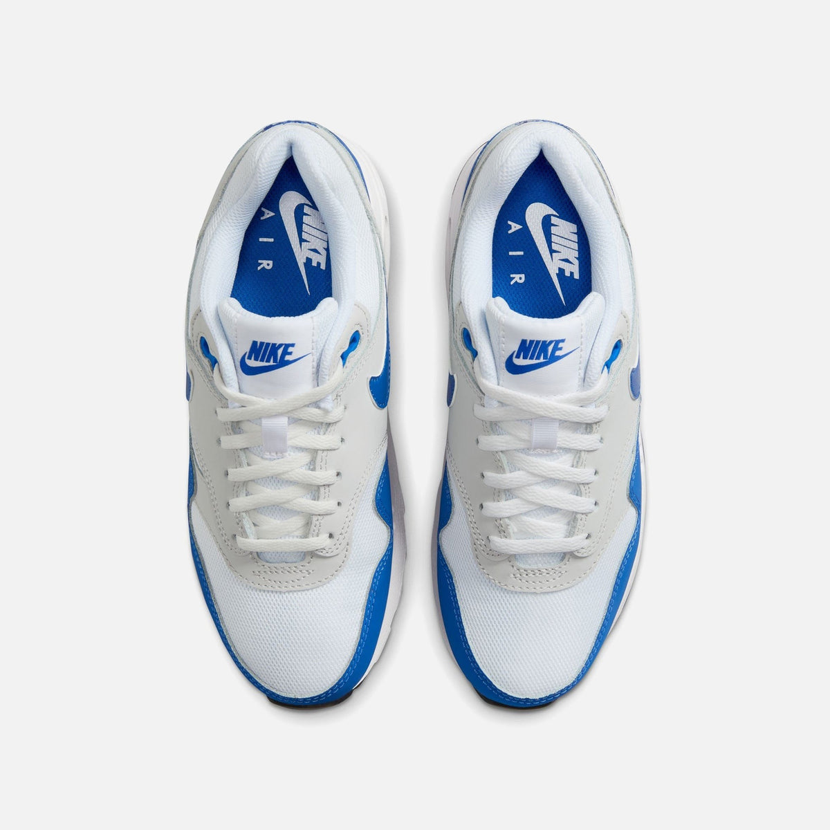 Nike GS Air Max 1 - White / Game Royal / Neutral Grey / Black