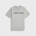 Engineered Garments Printed Cross Crew-Neck Tee - Grey Cosmopolitanism