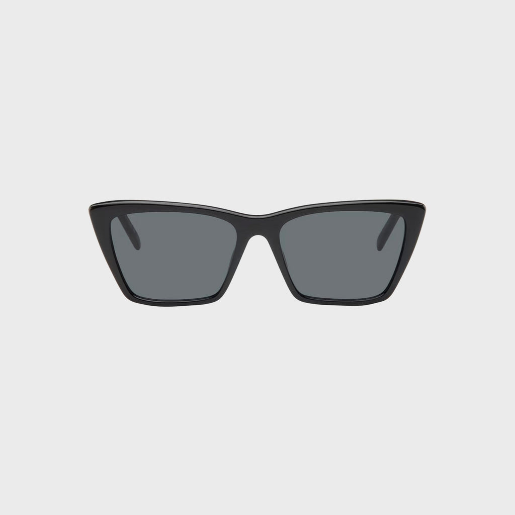 Saint Laurent Mica-001 53 Sunglasses - Black / Grey