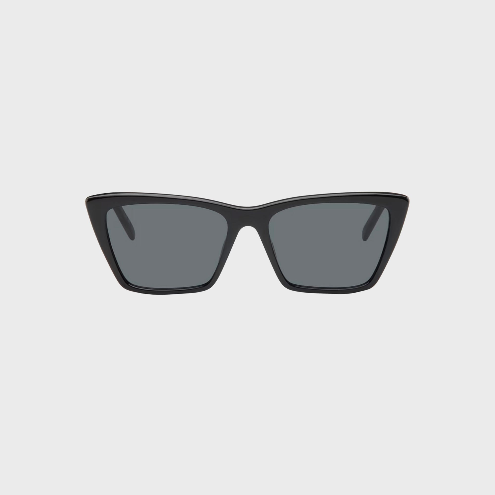 Saint Laurent Mica-001 53 Sunglasses - Black / Grey