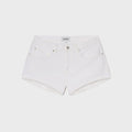Agolde Low Rise Parker Short - Marshmallow