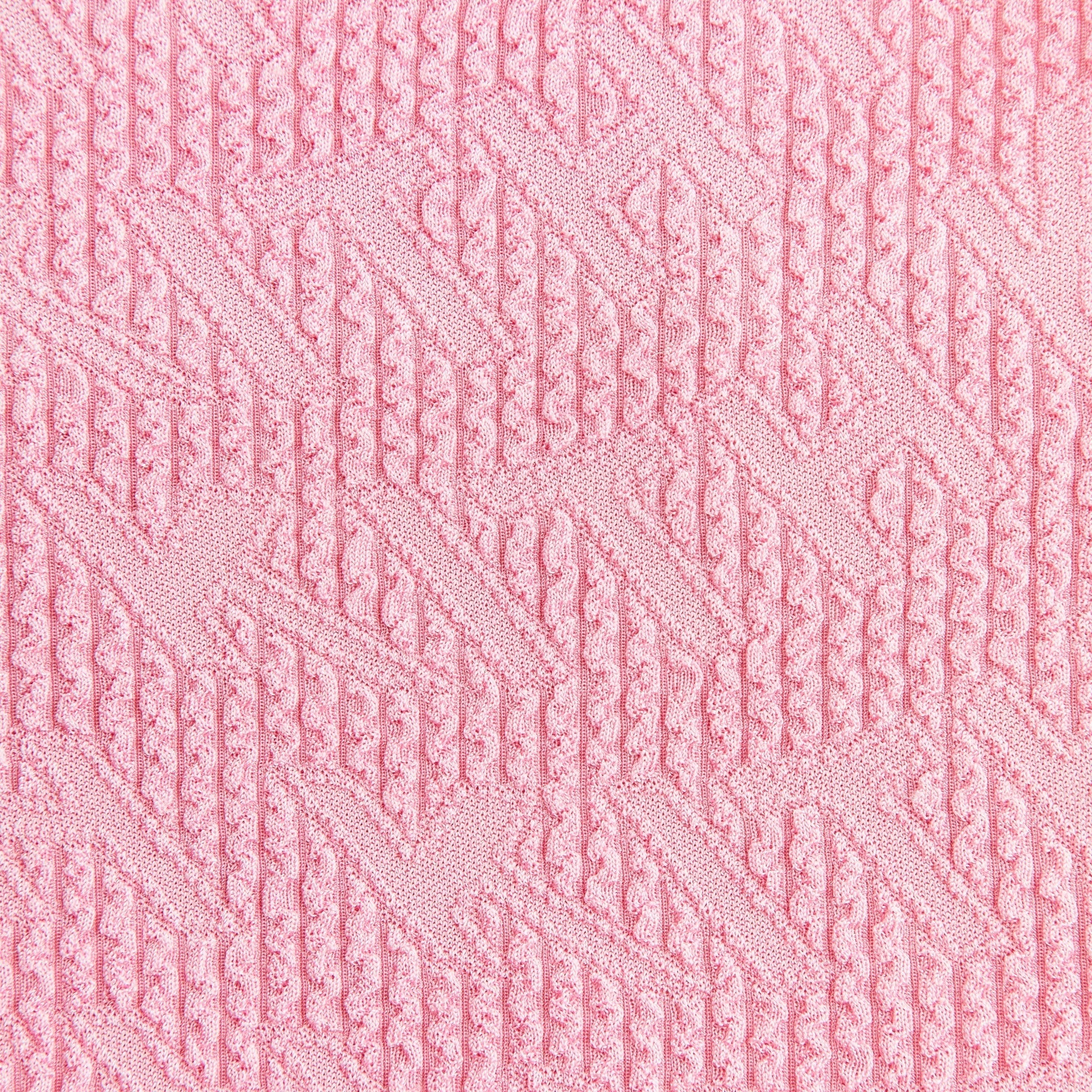 Kith Baby Textured Monogram Jodi One Piece Suit - Bubblegum