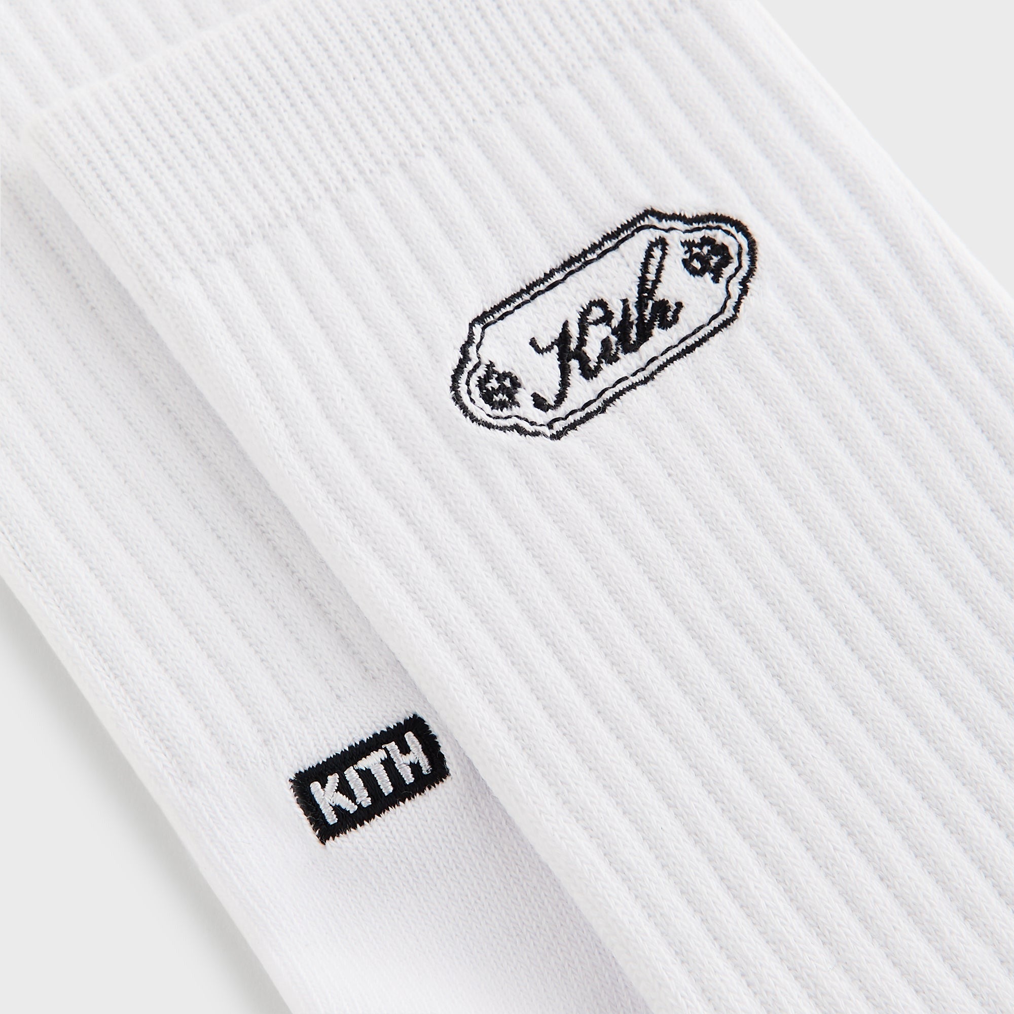 Kith 3-Pack Script Plaque Crew Socks - Multi
