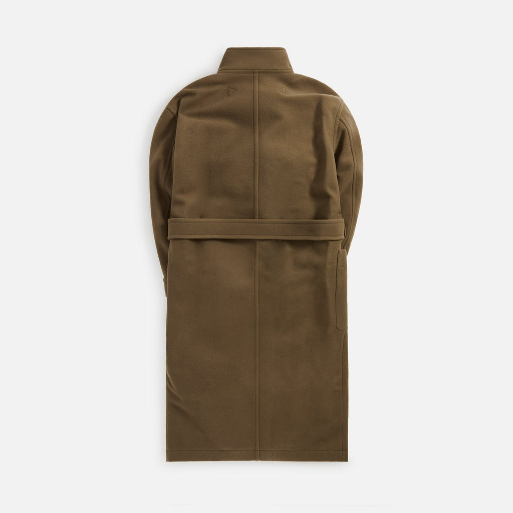 Lemaire Wrap Coat - Dark Squirrel