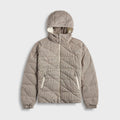 Moncler Psyllos Wool-Blend Hooded Down Jacket - Grey