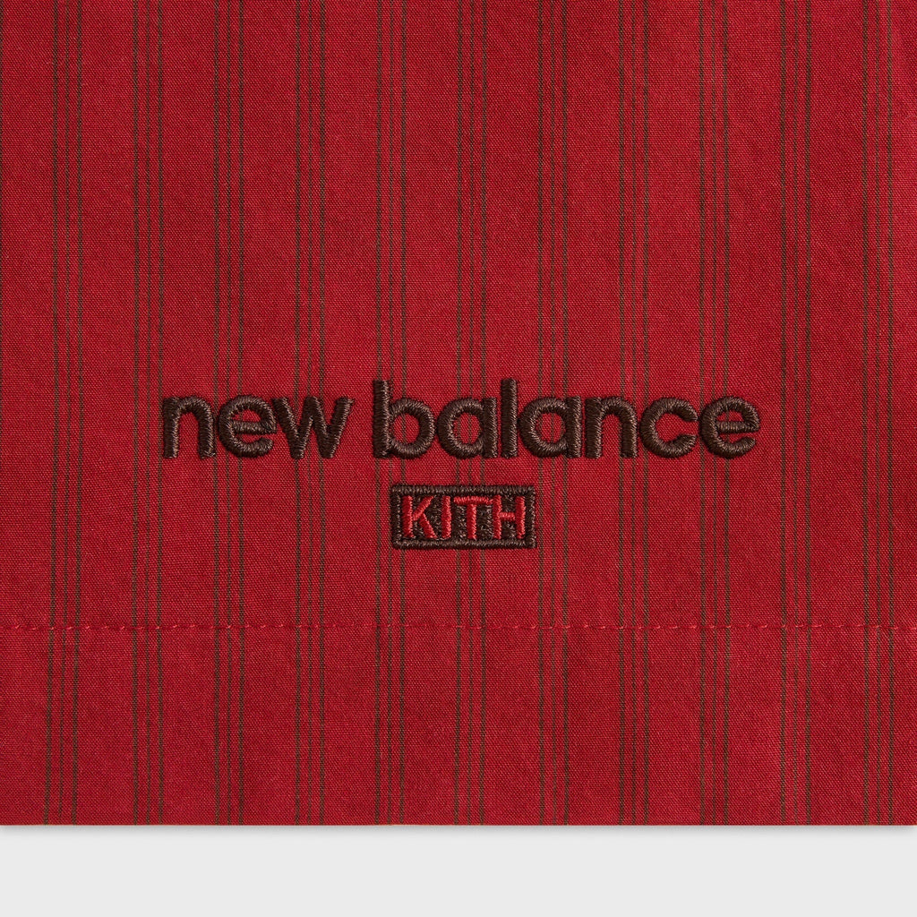 Kith & New Balance Poplin Mix Madison Short - Biking Red