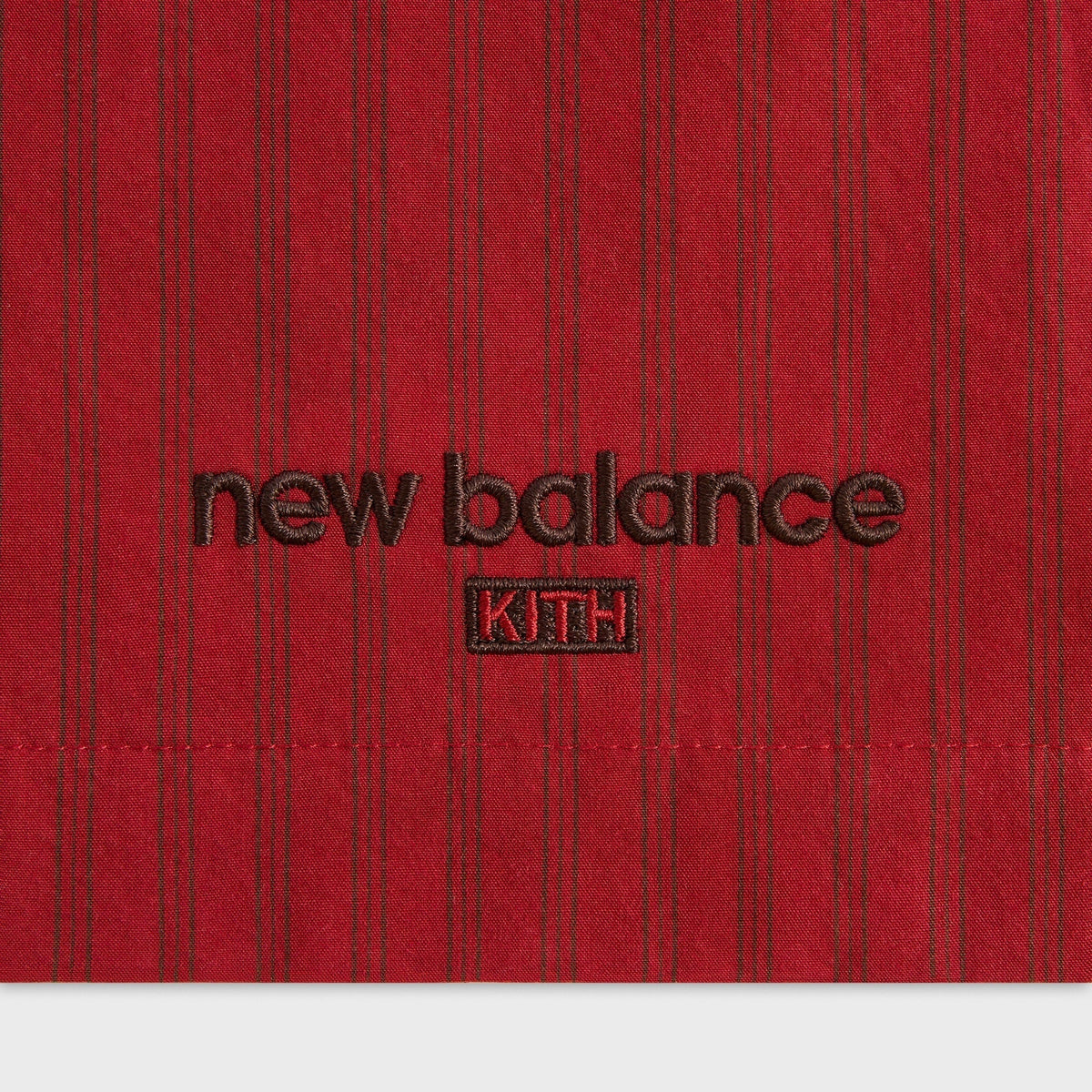 Kith & New Balance Poplin Mix Madison Short - Biking Red