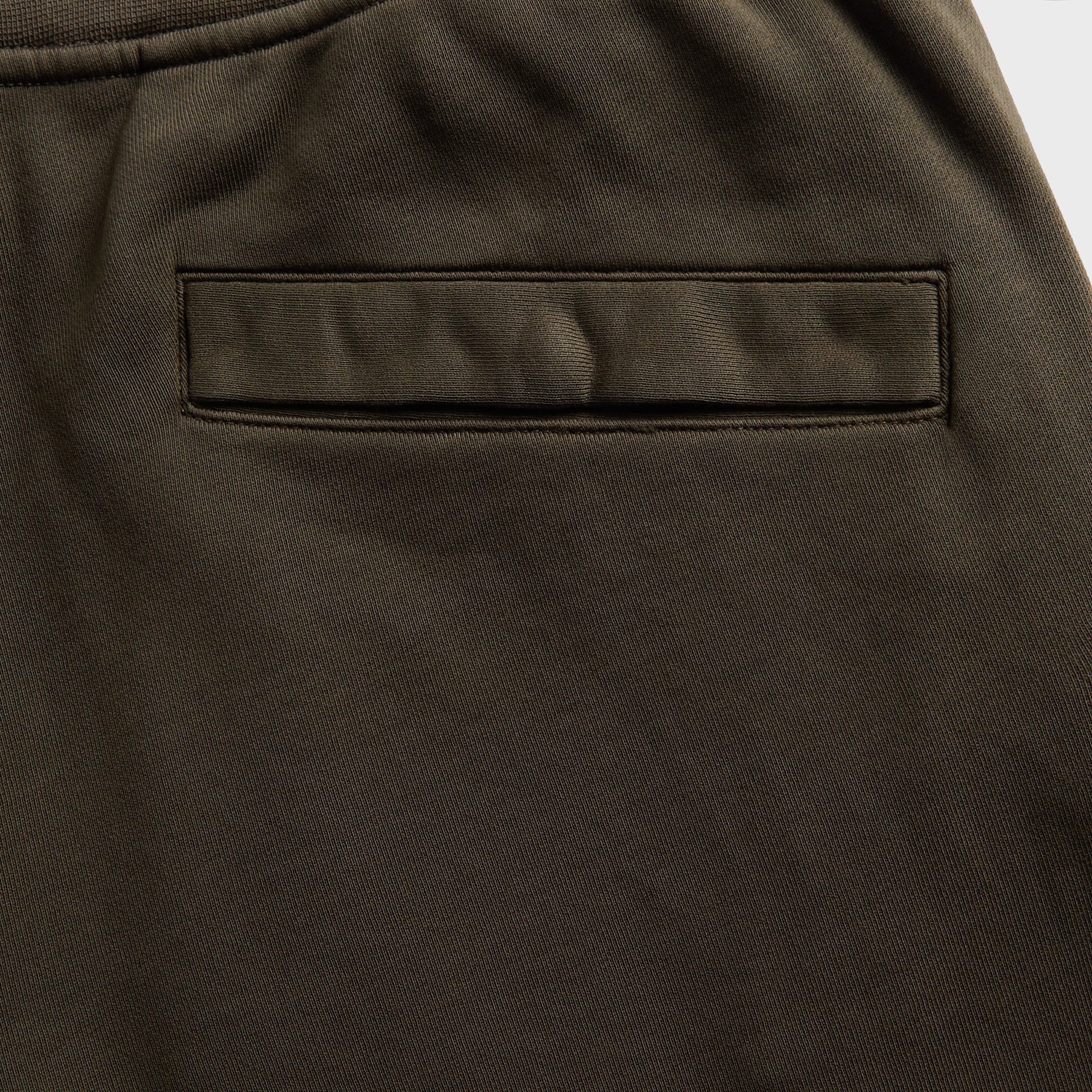 Stone Island Organic Mélange Cotton Fleece Sweatpant - Coal Grey