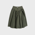 Peachy Den Deba Midi Skirt - Slate Green