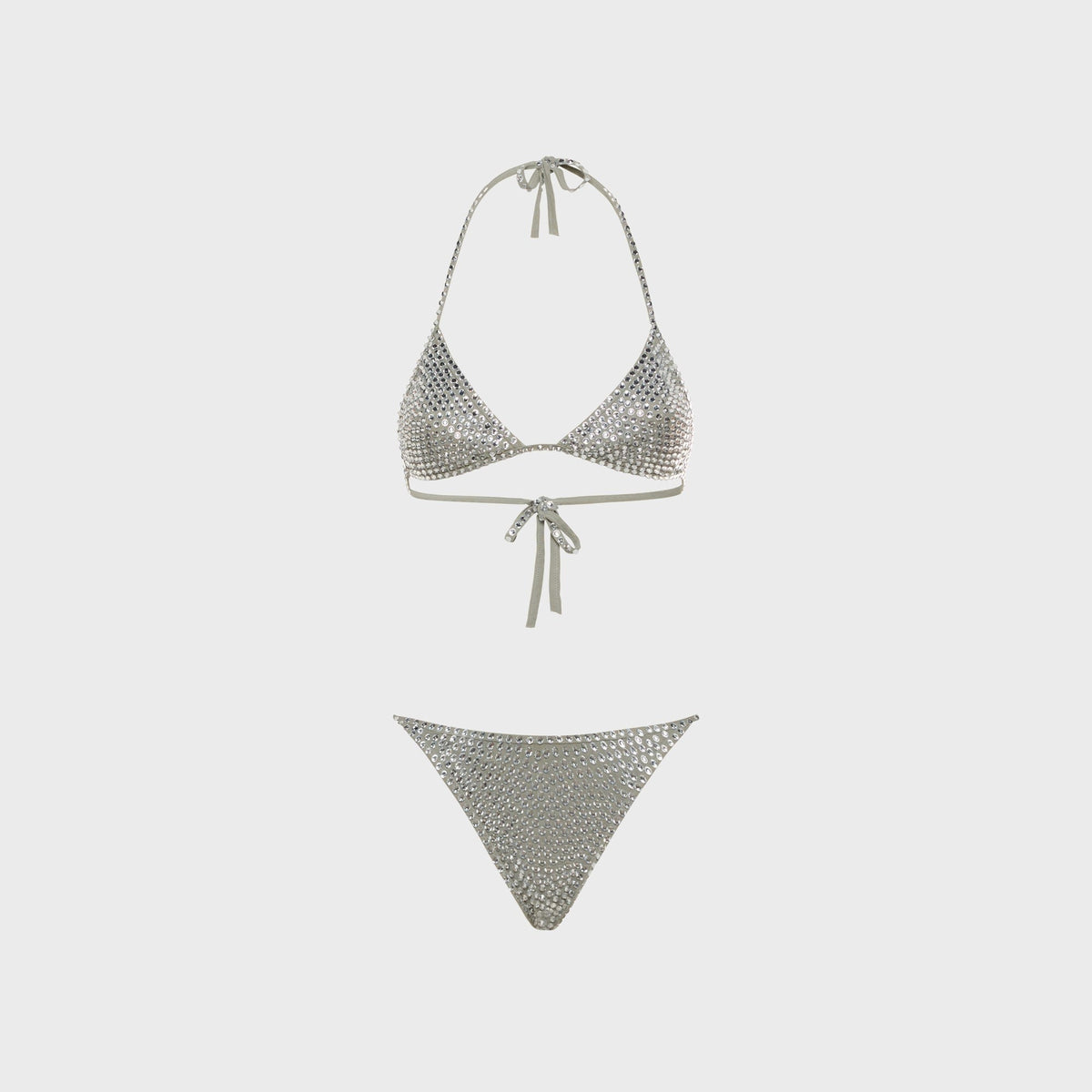 Oseree Crystal Two Piece Bikini Set - Crystal
