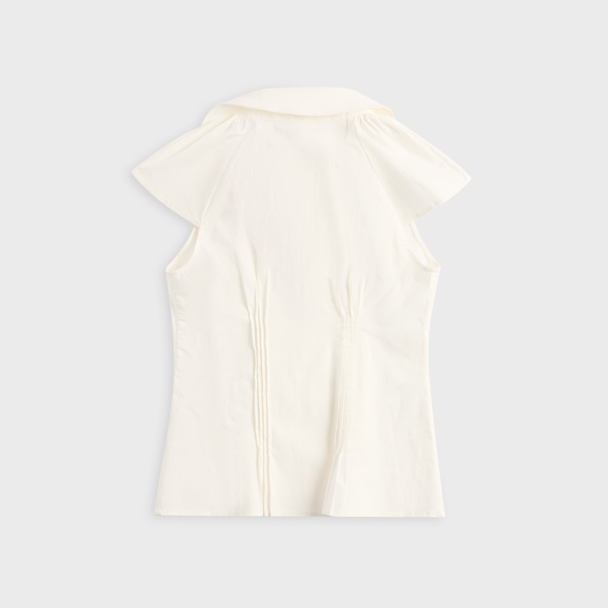 Peachy Den Missy Asymmetric Blouse - Porcelain