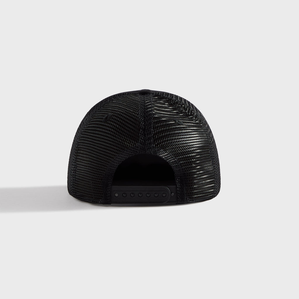 Rhude Thousand Palms Trucker Cap - Black / White