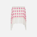 Frankies Bikinis Hendrix Crochet Skirt - Pink Sugar