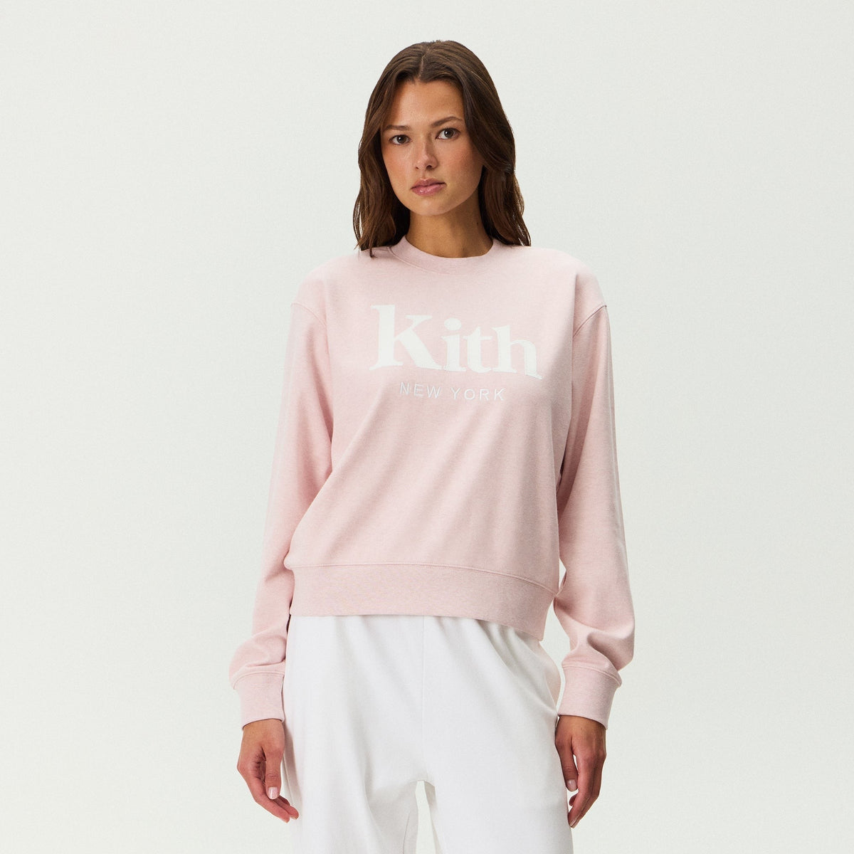 Kith Women Asher New York Crewneck - Pink Heather