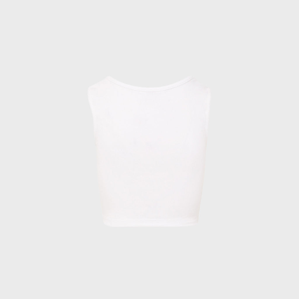 Vivienne Westwood Cropped Rib Vest - White
