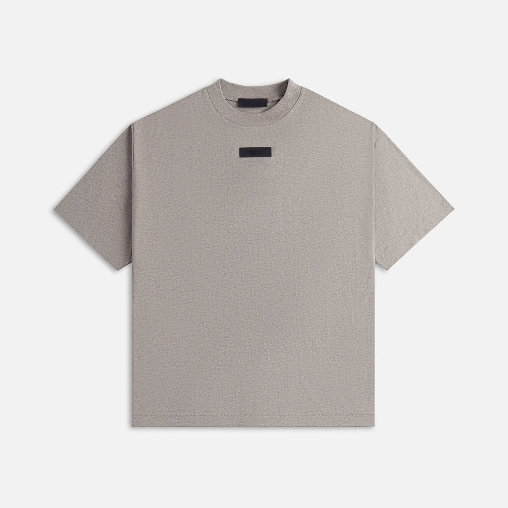 Essentials Cotton Tee - Heather Grey