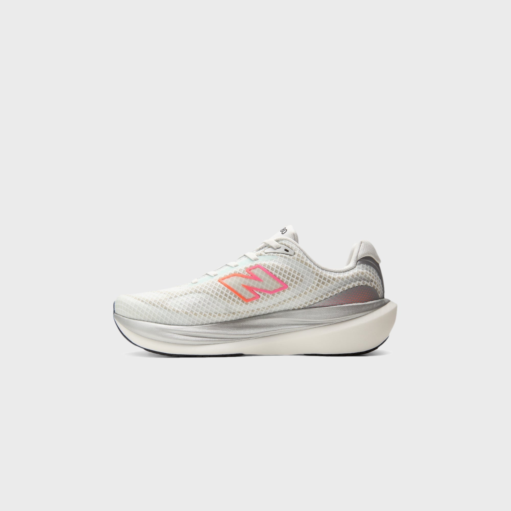 New Balance 1080v15 Breathe - White / Pink Heat / Tangerine Heat