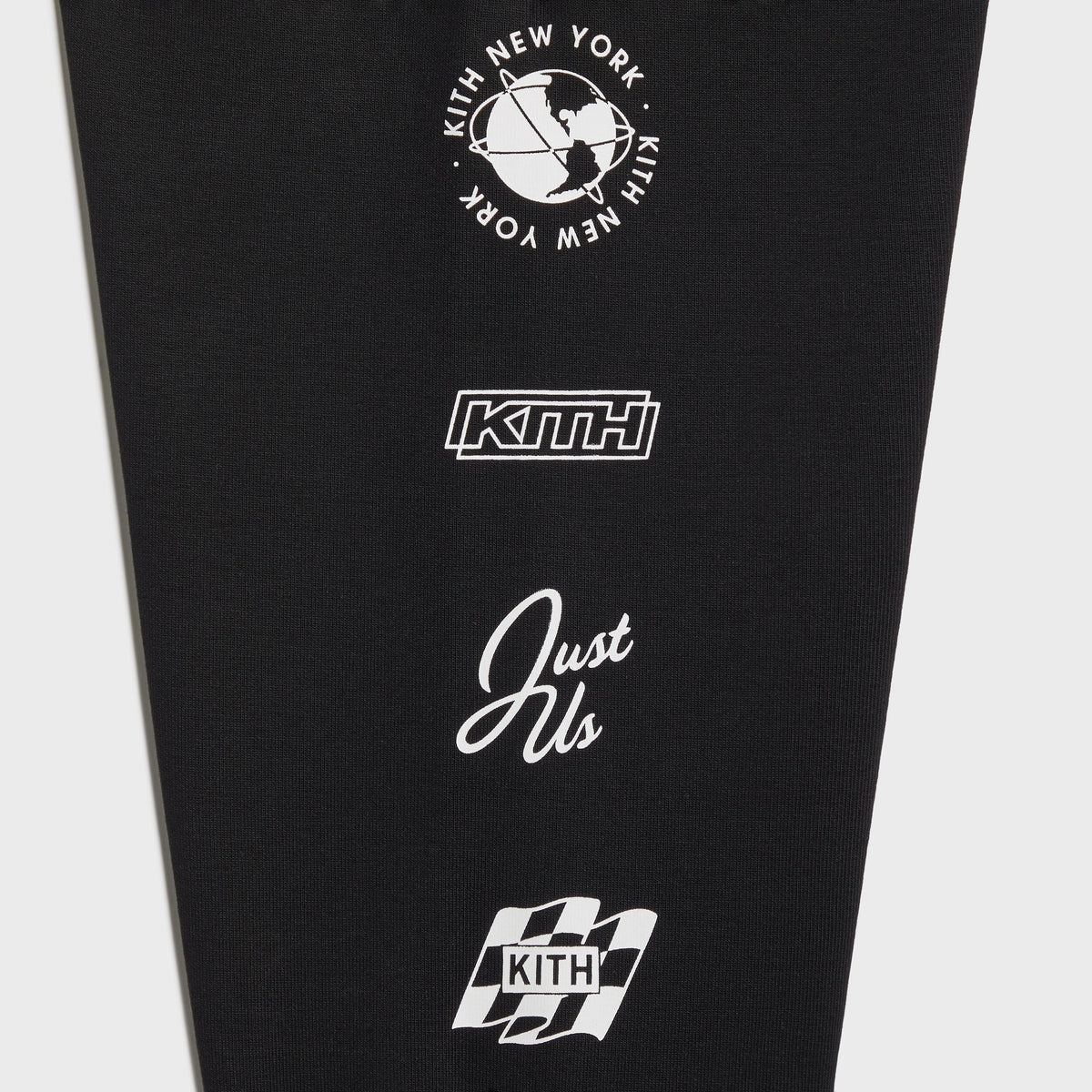 Kith Kids Logo Blocked Nelson Sweatpant - Black - PH