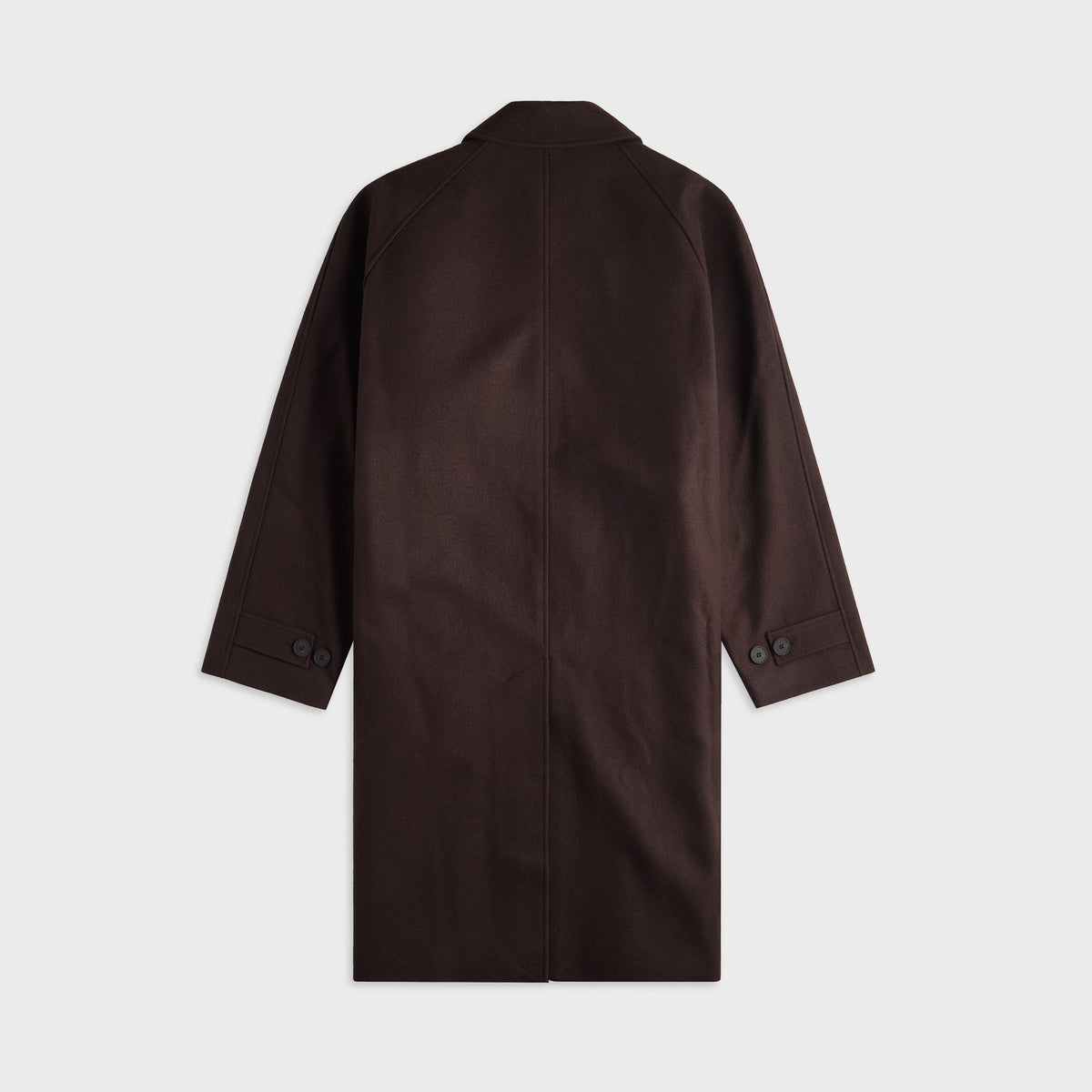 Studio Nicholson Raglan Wool Coat - Espresso