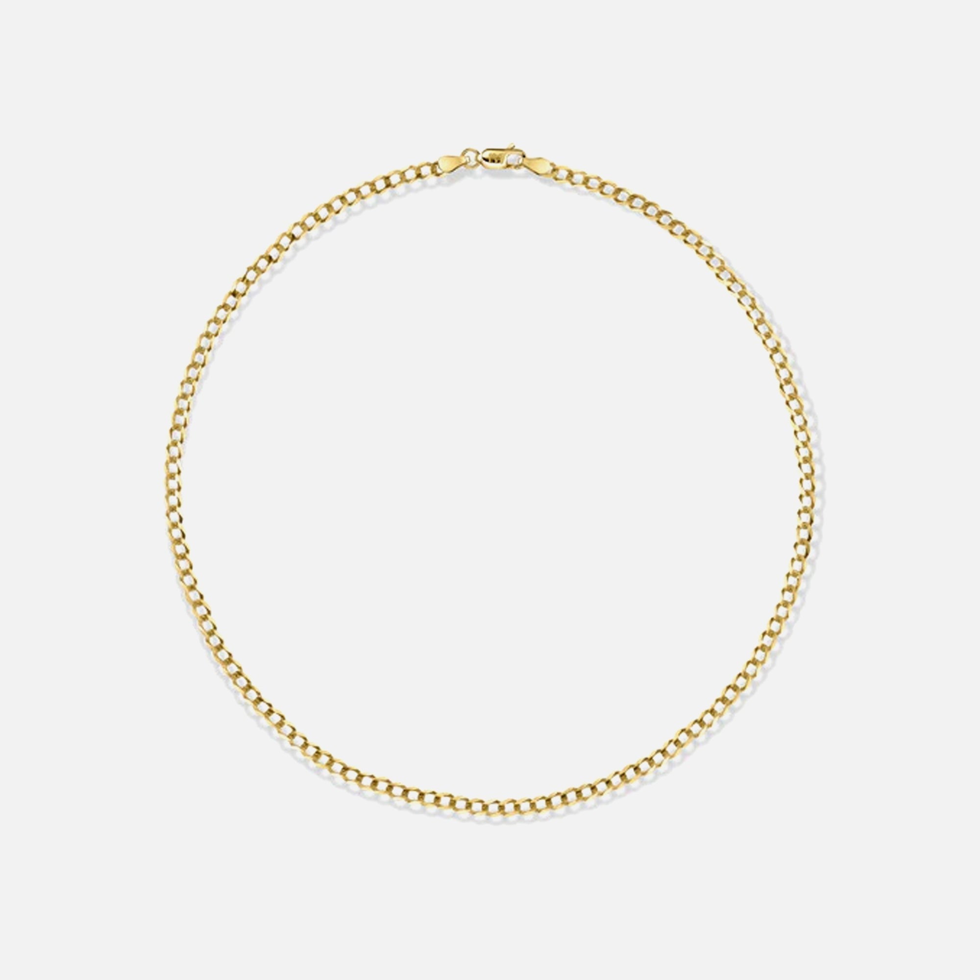 Isa Grutman Cuban Chain Necklace - Yellow Gold