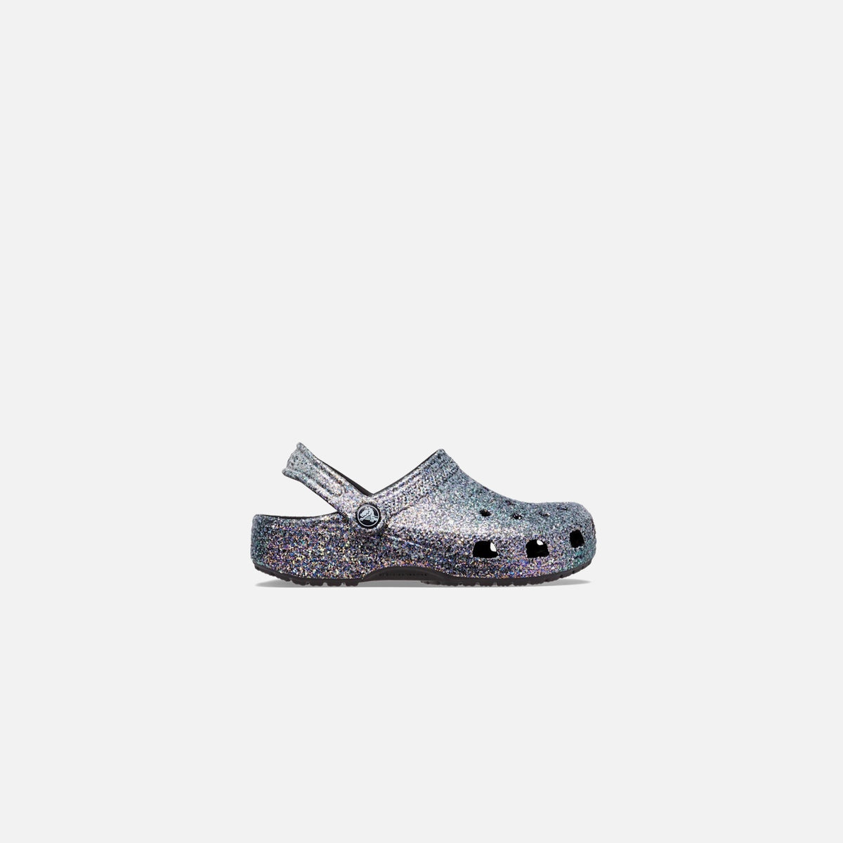 Crocs Pre-School Classic Glitter Clog Kids - Glitter Multi / Black