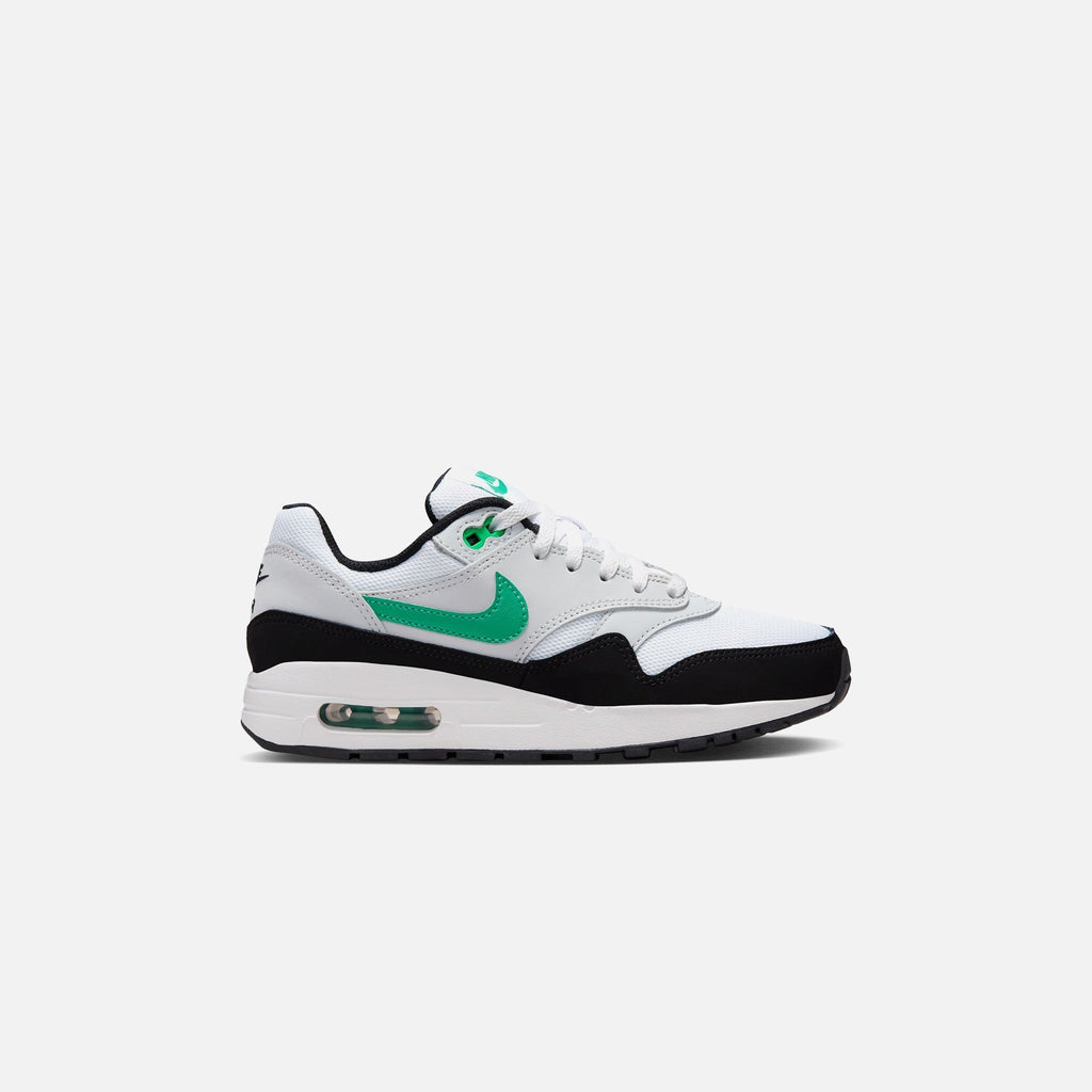 Nike GS Air Max 1 - White / Stadium Green / Pure Platinum / Black