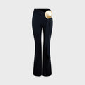 Conner Ives Spandex Shell Sash Trouser - Black