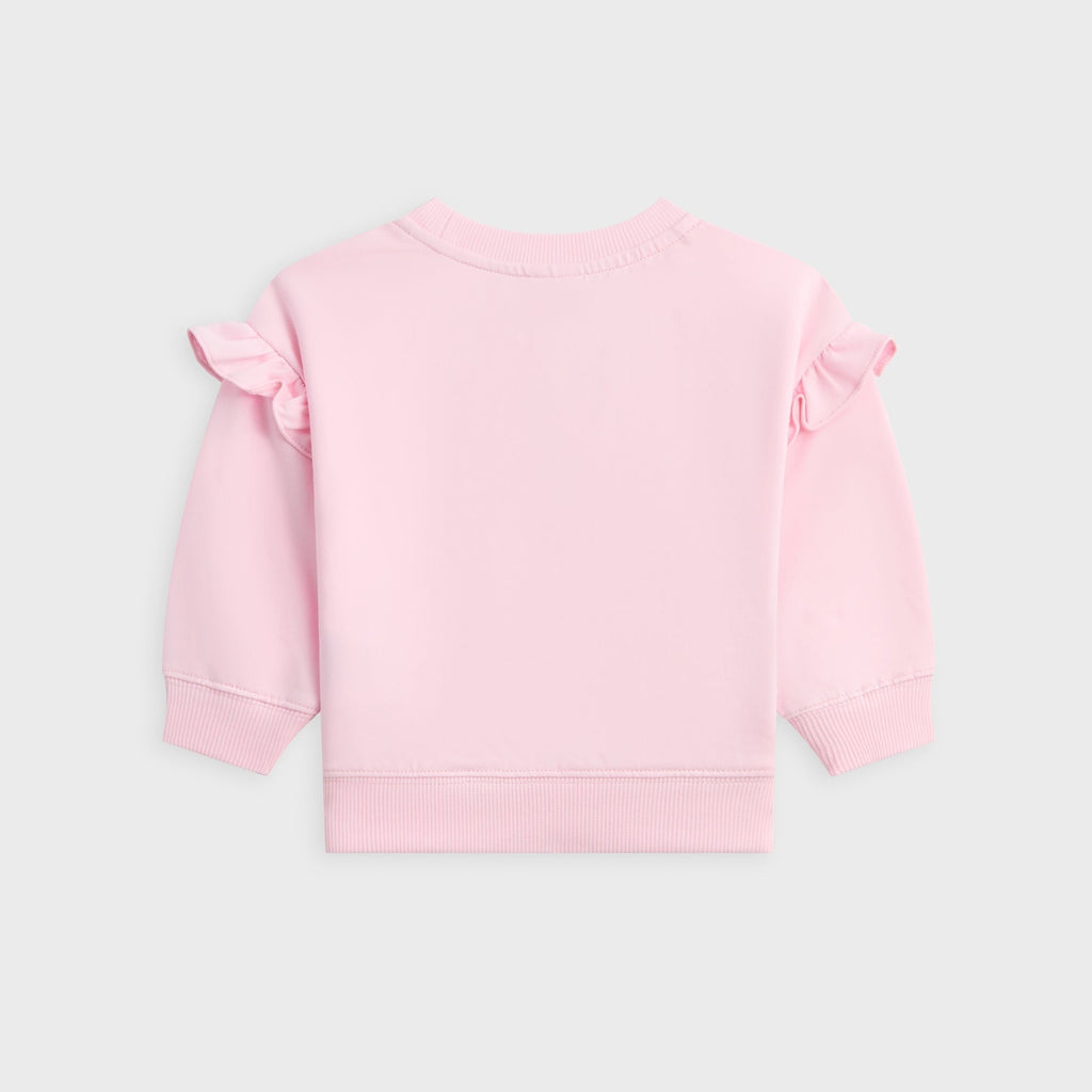 Kith Baby Heart Logo Nelson Crewneck Sweatshirt - Bloom