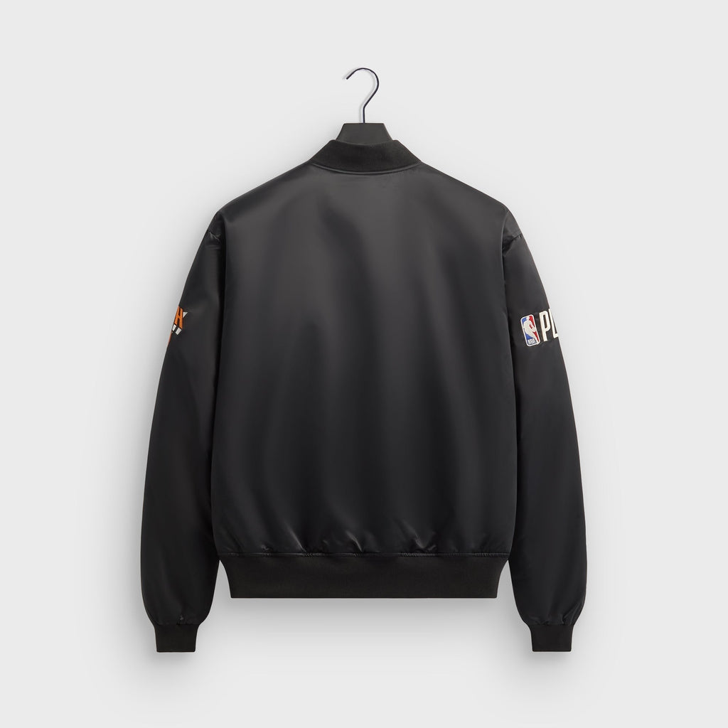 Kith for the New York Knicks Playoffs Satin Bomber Jacket - Black