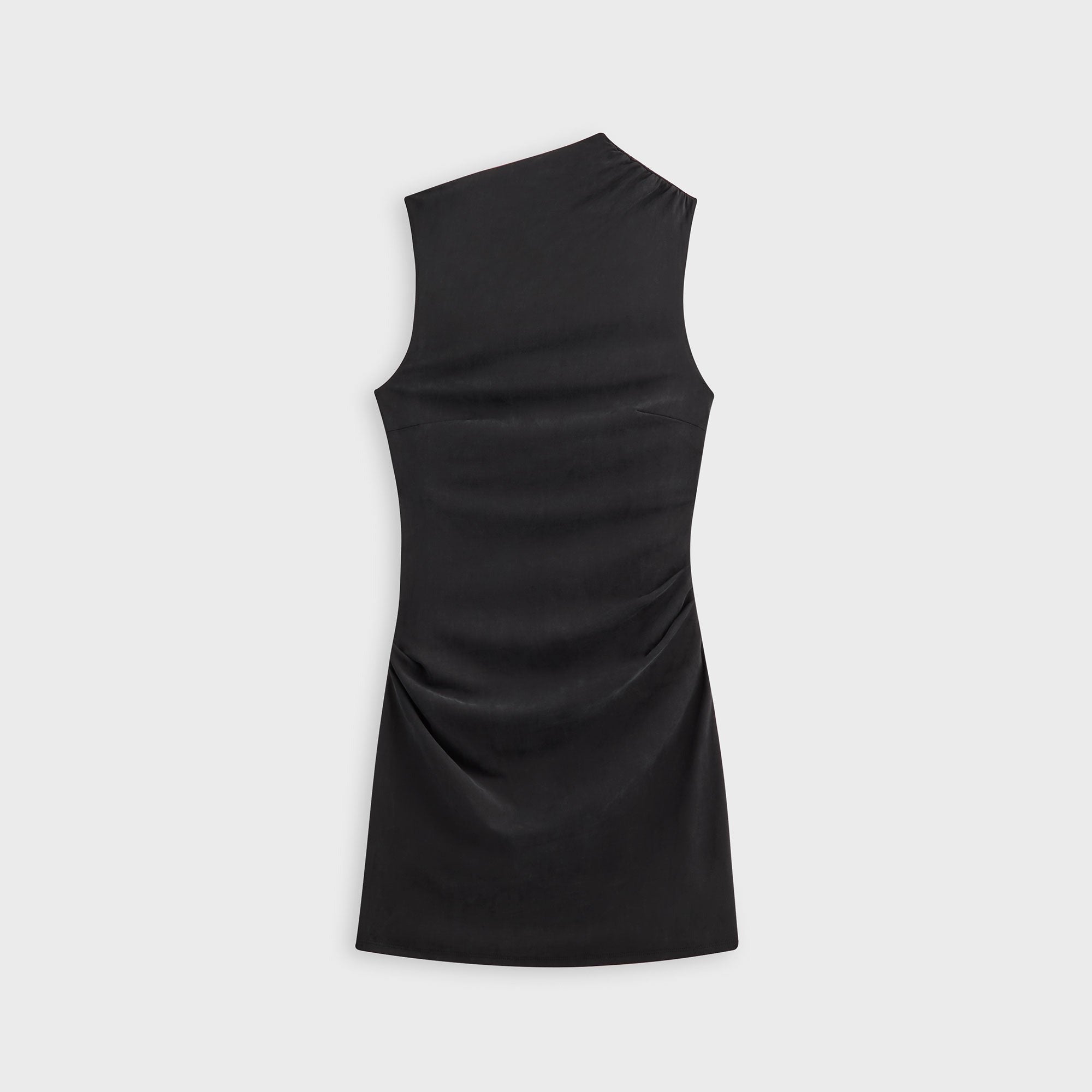 Kith Women Delphi Draped Sueded Mini Dress - Black