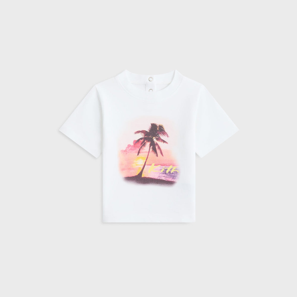Kith Baby Sunset Palm Graphic Tee - White