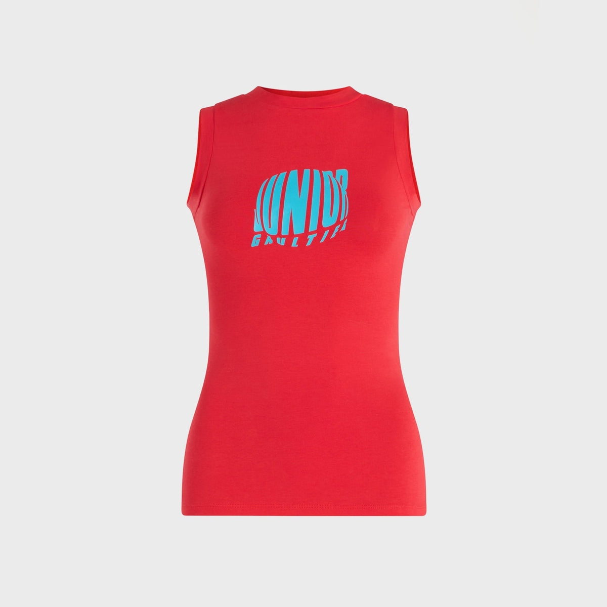 Jean Paul Gaultier Stretch Viscose Jersey Tank Top - Red